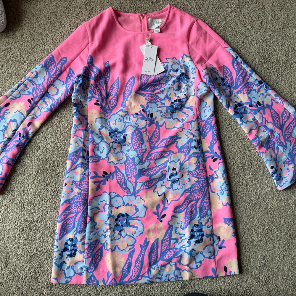 LILLY PULITZER SIZE 4 GWENLYN DRESS *TOTALLY KOALAFIED* MULTI $268 NWT - Picture 2 of 5